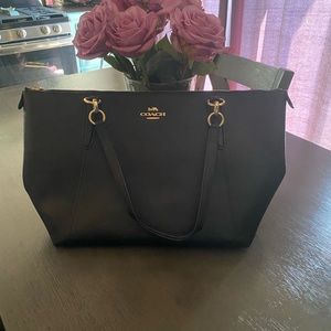Black coach purse